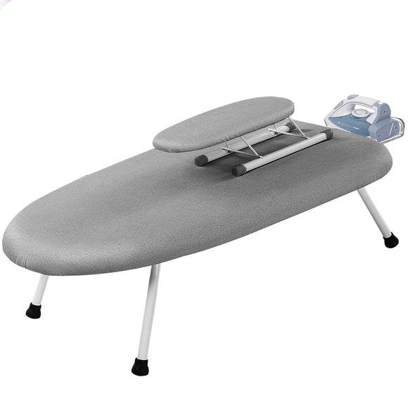 NNETM Tabletop Ironing Board with Folding Legs Set
