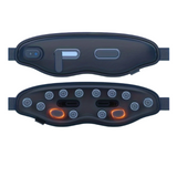 NNETM 12-Point Eye Massager with Hot Compress & Visual Window(Blue)