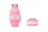 475ml Silicone Folding Cup with Hook