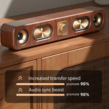 NNETM Wireless Dual Bass Speaker with Rechargeable Battery