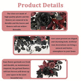 NNETM Halloween Artificial Garland Rose Vine