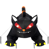 NNEOBA Halloween Inflatable Black Cat with LED Lights