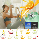 Portable Rechargeable Juicer Blender with 10 Stainless Steel Blades