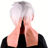NNETM Latex Old Man Face Cover - Elder Headgear