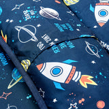 NNETM Rocket Pattern Nap Mat for Kids Travel & Daycare