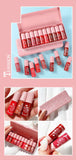 NNETM 10 pcs Shimmer Mini Lip Gloss Kit - Hydrating Liquid Lipsticks Long Lasting