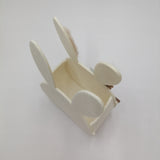 NNETM Spring Felt Rabbit Box with Glasses and Floral Accents