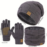 NNETM Superhero Winter Knit Set for Men (3pcs)