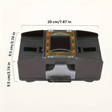 NNETM Dual Deck Automatic Card Shuffler for Poker Blackjack