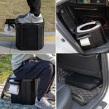 NNETM Portable Folding Toilet with PU Seat Cushion - Ideal for RV, Car, Camping