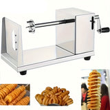 NNETM Potato Tower Slicer with Manual Stainless Steel
