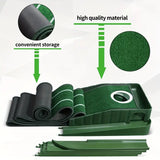 NNETM Compact Edition Portable Golf Putting Training Mat