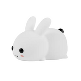 NNETM LED Cute Bunny Night Light - Rechargeable Color Changing Lamp for a Glowing Rabbit Experience- Colorful With Remote