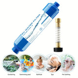 NNETM 1pc RV Inline Hose Water Filter with Hose Protector