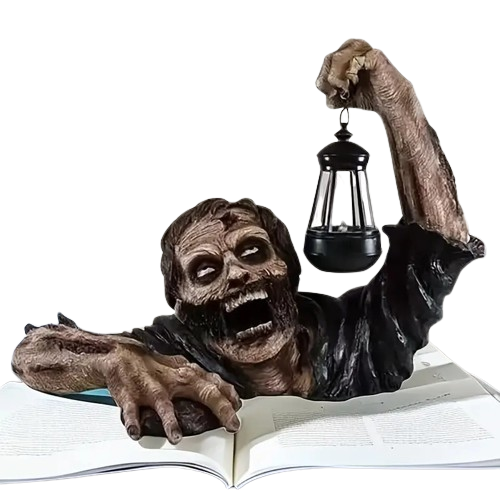 NNETM Undead Illumination: Zombie Garden Statue with Lamp