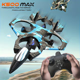NNETM RC Airplane K500MAX 360° Rolls Altitude Hold with Lights