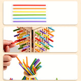 Wooden Stick Pulling Educational Strategy Board Game