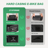 NNETM Bicycle Handlebar Bag with Phone Case Mount
