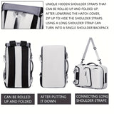 NNETM Flight Approved Travel Backpack with USB Charging