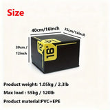 NNETM 3-in-1 Adjustable Plyometric Jump Box