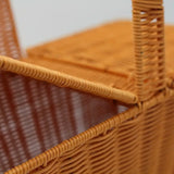 NNETM Handcrafted Rattan Picnic Basket for Outdoor Enthusiasts
