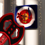 NNETM Throwing Spinning Axe Dart Target Outdoor Toy Set