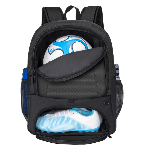 NNETM Sports Backpack with Ball & Shoe Compartment