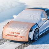 NNETM Universal Car Snow Shield: Silvery Front Windshield Cover