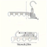 NNETM Foldable 5-Hole Hanger Portable Space-Saving Drying Rack