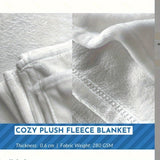 NNETM Horse Pattern Wearable Blanket Flannel Hooded Throw