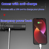 NNETM Ultra-Bright LED Flashlight USB Rechargeable (150 Lumens)