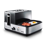 NNETM 1400W Breakfast Master Toaster Egg Cooker Poacher Bacon Fryer Grill All In One