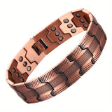 NNETM 3X Strong Copper Magnetic Bracelet for Men  – Pure 99.9% Solid Copper