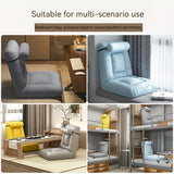 NNETM Sofa Foldable Single Tatami Lounge Chair
