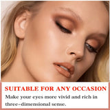 NNETM Glamour 12 Colors Nude Eyeshadow Palette, Professional, Matte and Shimmer Options