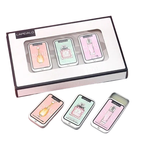NNETM Portable Pocket Balm Solid Travel Perfume Men Women