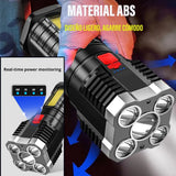 NNEOBA High Power Rechargeable LED Camping Flashlight