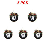 NNEOBA Stylish Christmas Wreath Door Hanging Decoration Set