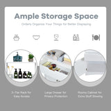 NNECW Storage Cabinet Display Shelf with Durable Material for Bathroom