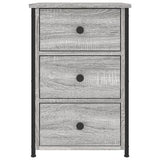 NNEVL Bedside Cabinets 2 pcs Grey Sonoma 40x36x60 cm Engineered Wood