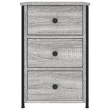 NNEVL Bedside Cabinets 2 pcs Grey Sonoma 40x36x60 cm Engineered Wood