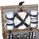 4 Person Picnic Basket Baskets Set Outdoor-1910113180357627908