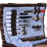 2 Person Picnic Basket Baskets Set Outdoor-1910113180613480452