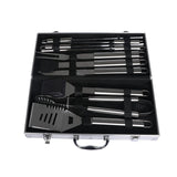 Moyasu 10Pcs BBQ Tool Set Stainless-1910113184640012292