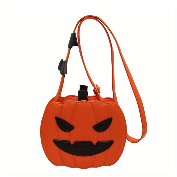 NNETM Halloween Pumpkin Crossbody Shoulder Bag