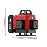 NNETM Laser Level with Rechargeable Battery (4D 16-Line)