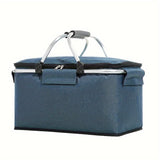 NNETM Insulated Picnic Basket Cooler Box