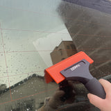 3-Piece Car Film Installation Tool Kit – TPU Squeegees with Extended Handles for Vinyl Wrap, Window Tint & Glass Cleaning