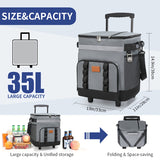 NNETM Rolling Insulated Refrigerated Truck Cooler Bag