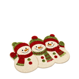 Christmas Snowman Velvet Bath Rug 2D Flat 1pc